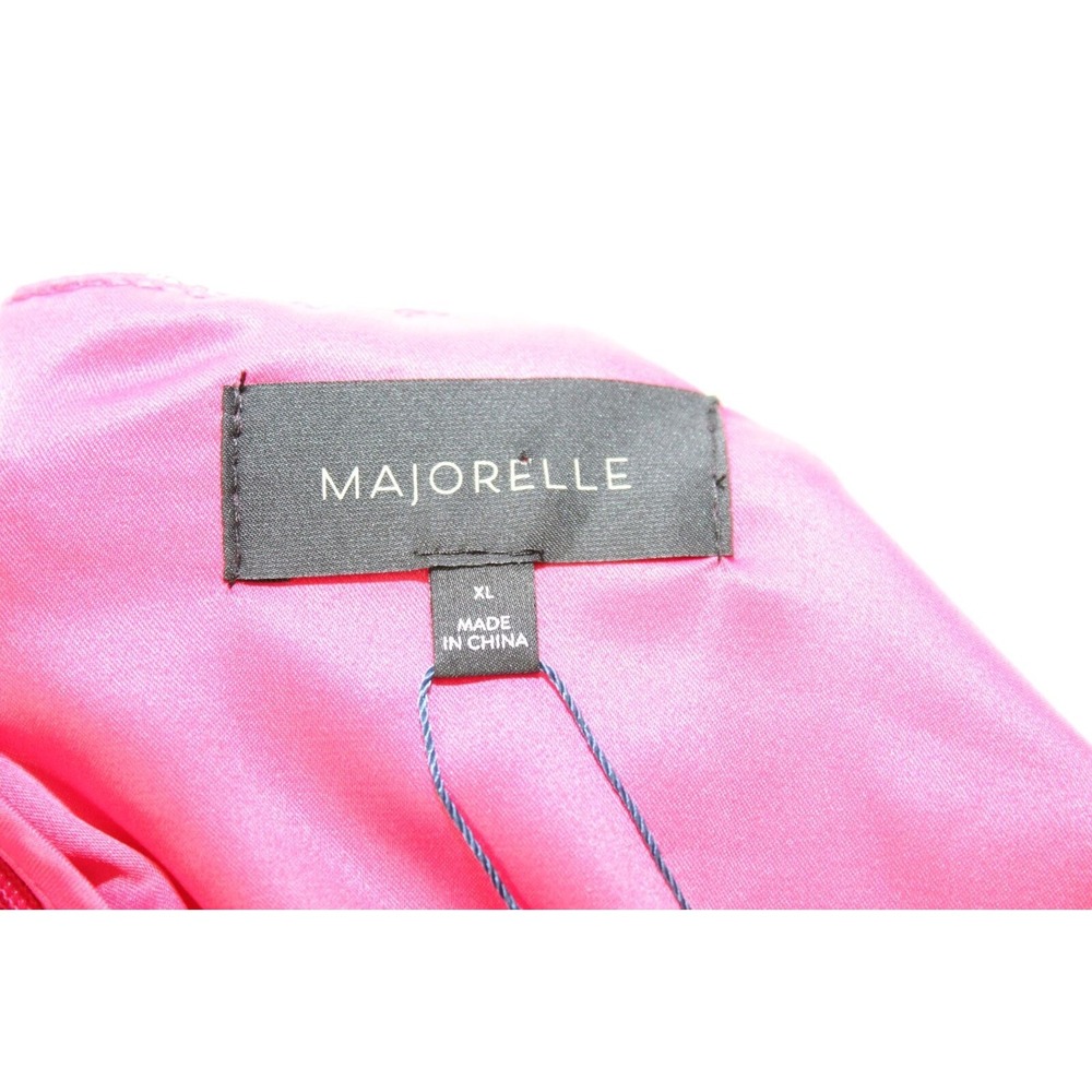 NEW Majorelle x Revolve Brielle Lace Blouson Sleeve Mini Dress Pink XL Date Nite - Picture 5 of 12